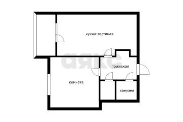 Фото №2: 1-комнатная квартира 42 м² - Майкоп, мкр. Центр, ул. Спортивная, 43