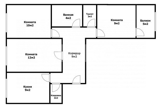 Фото №21: 3-комнатная квартира 62 м² - Майкоп, мкр. квартал Черёмушки, ул. 12 Марта, 134к1