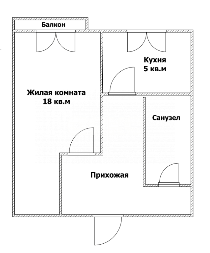 Фото №7: 1-комнатная квартира 28 м² - Майкоп, мкр. квартал Птичник, ул. Свободы, 417Б
